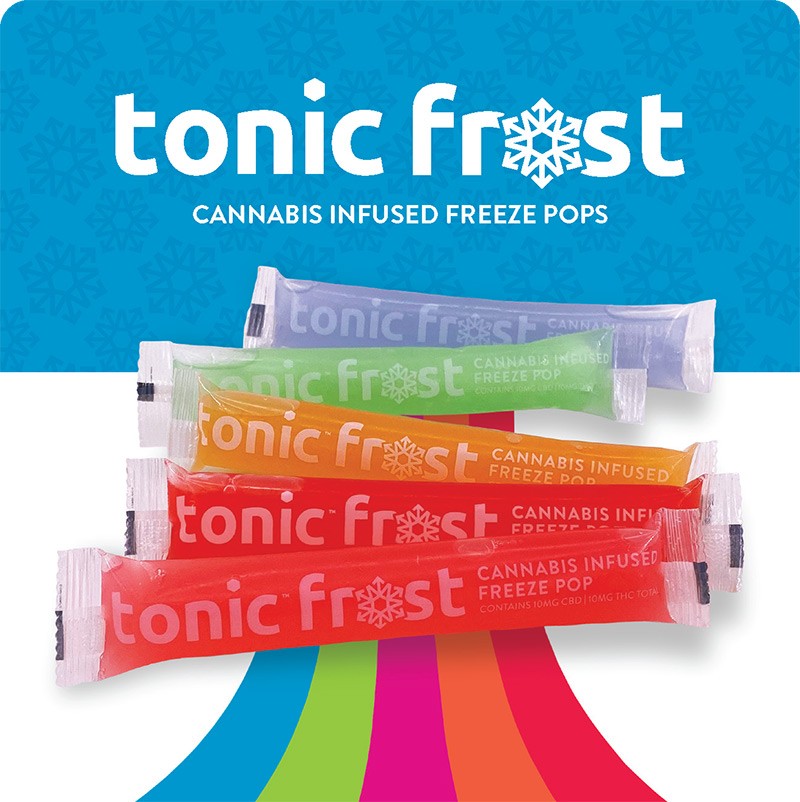 Tonic frost cannabis infused freeze pops